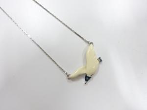 アンティーク　エナメル　ネックレス